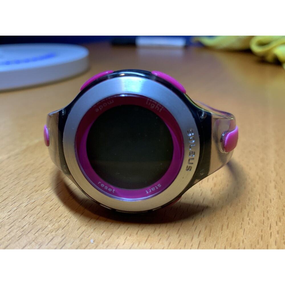 Soleus Watch Pink You Run Like A Girl Keep it Up Sports Watch Athletics Timer